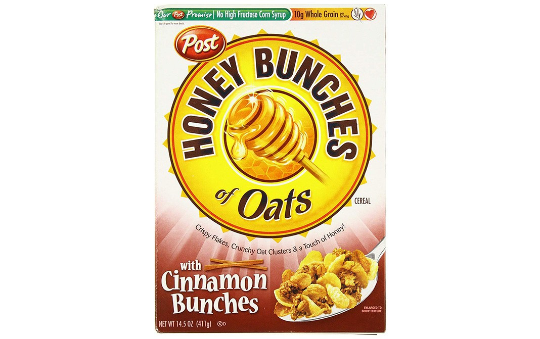 Post Honey Bunches Of Oats With Cinnamon Bunches Box 411 grams